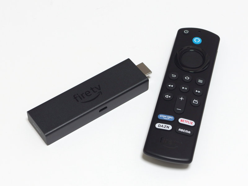 Amazon Fire TV Stick 4K Max本体とAlexa対応音声認識リモコン(第3世代)